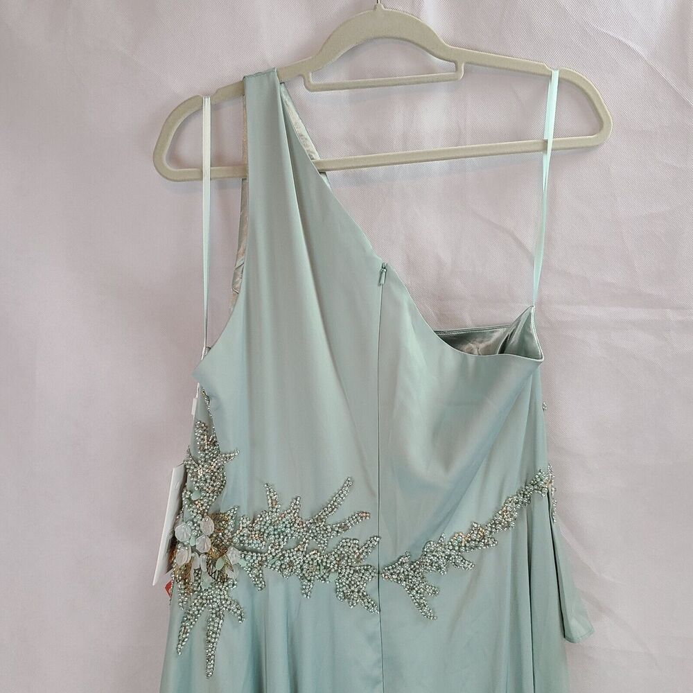New MAC DUGGAL 11262 Sage Embellished One Shoulder Asymmetrical Gown Wm (16)$598 - Picture 10 of 16